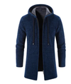 Medium Long Plush Thickened Coat for Men