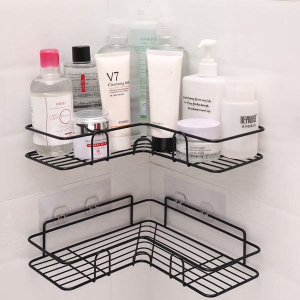 Corner Shower Shelf – Wrought Iron Bathroom Storage Rack
