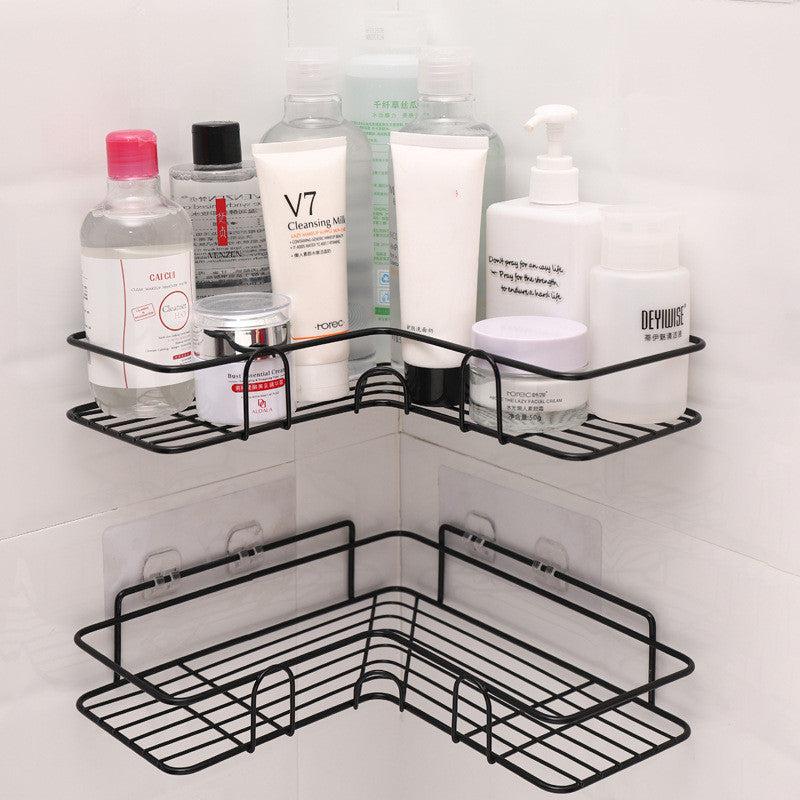 Corner Shower Shelf – Wrought Iron Bathroom Storage Rack