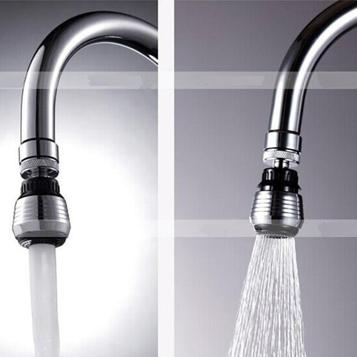 Plastic Imitation Metal Water-saving Faucet Faucet Bubbler Kitchen Universal Faucet 360-degree Splash-proof Faucet