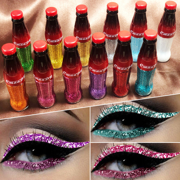 Glitter Eyeliner Pencil — Diamond Shimmer for Party & Smoky Eyes
