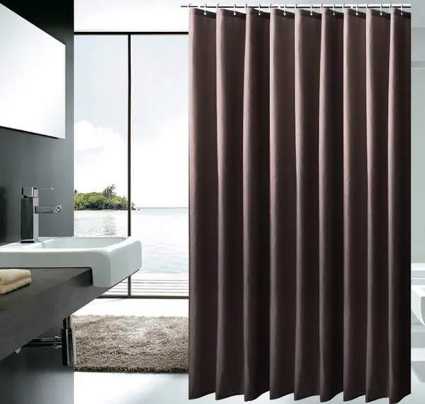 Punch-Free Waterproof Shower Partition Curtain - alternate view