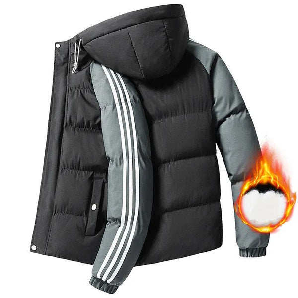 Men's Casual Warm Cotton Padded Jacket - alternate view