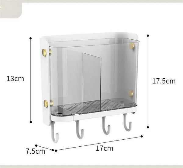 Kitchen Shelving Wall Mount Without Drilling - alternate view