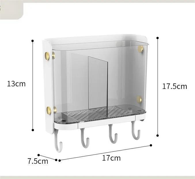 Kitchen Shelving Wall Mount Without Drilling - alternate view