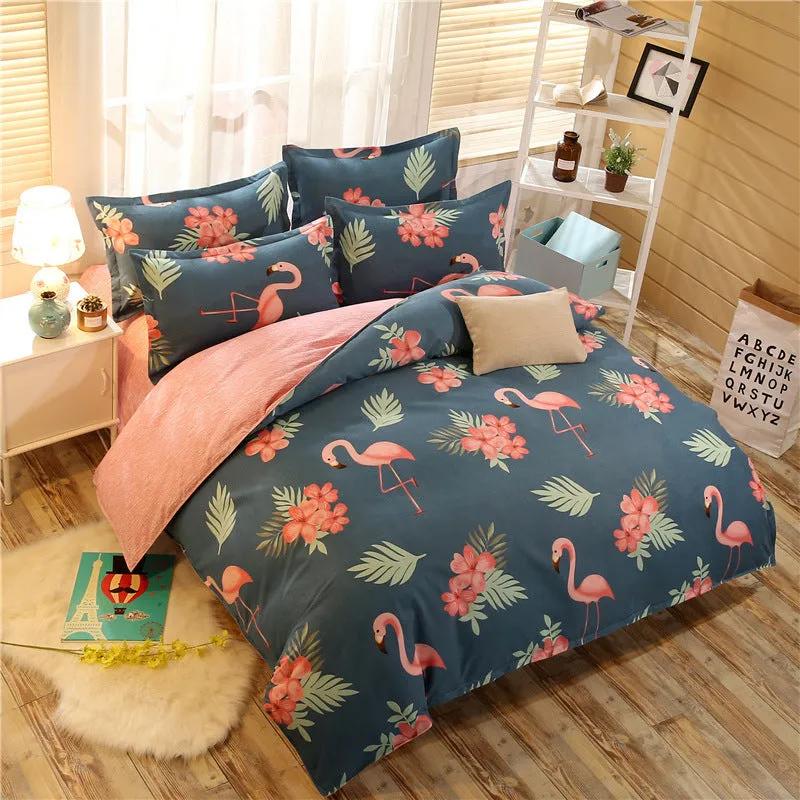 Four-Piece Bedding Set — Duvet Cover, Pillowcases & Sheet - alternate view