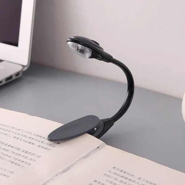 Mini Clip-On LED Book Light — Rechargeable Reading Light