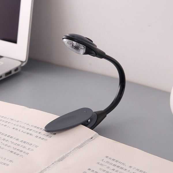 Mini Clip-On LED Book Light — Rechargeable Reading Light