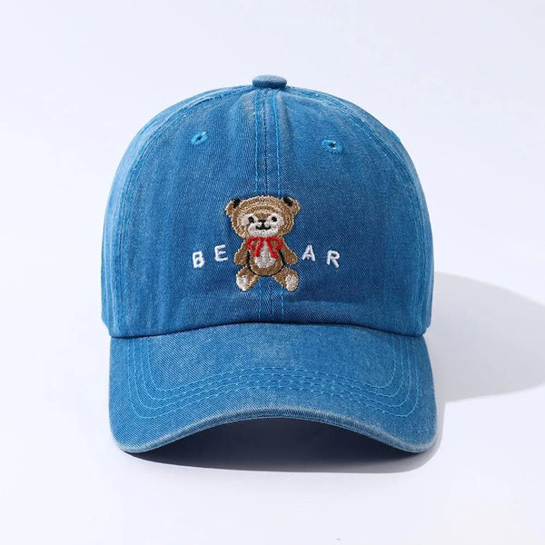 Women Cartoon Teddy Bear Embroidery Dad Hats - alternate view