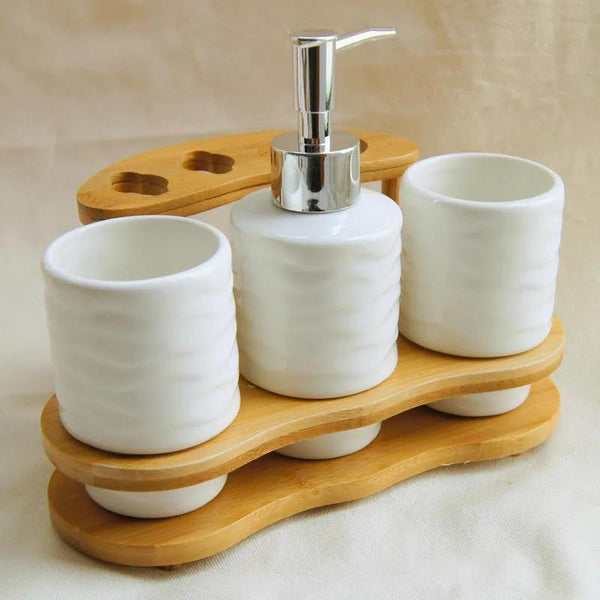 5-Piece Bathroom Accessories Set – Complete Bath Hardware Kit - alternate view
