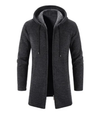 Medium Long Plush Thickened Coat for Men