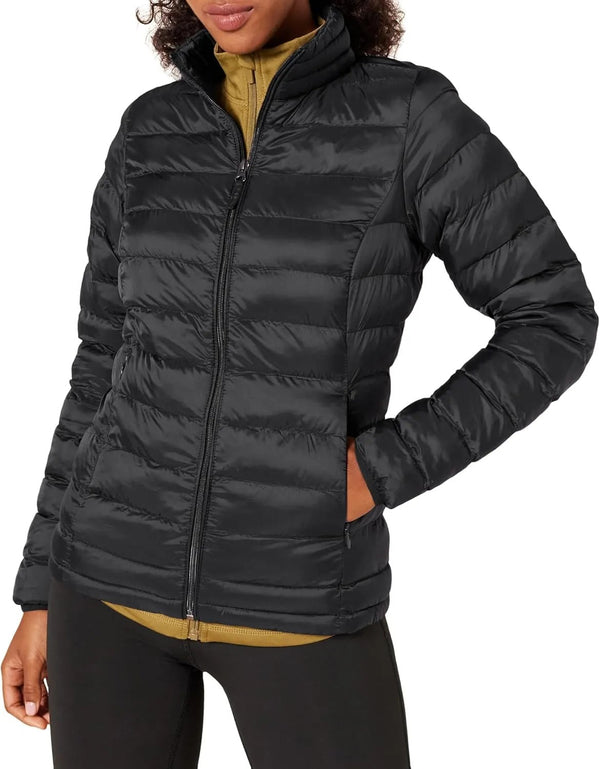 Amazon Essentials Women's Lightweight Long-Sleeve Water-Resistant Packable Puffer Jacket (Available in Plus Size) - alternate view