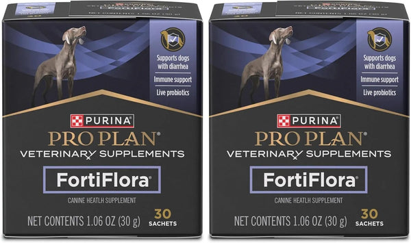 Purina Pro Plan Veterinary Supplements FortiFlora Probiotic Powder for Dogs, Daily Support for Digestive and Immune Health and Occasional Diarrhea - alternate view