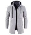 Medium Long Plush Thickened Coat for Men