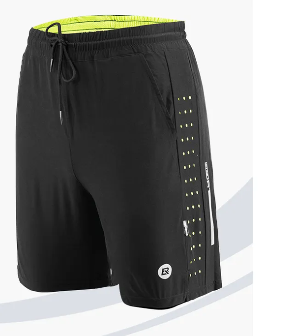 Men's Fitness Running Gym Shorts with Inner Lining - alternate view