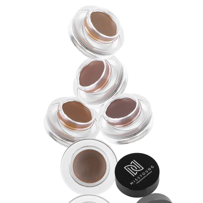 Waterproof Plastic Eyebrow Cream Eyebrow Brush Combination Set - alternate view