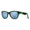 Coup HPS Premium Translucent Green sunglasses with blue lenses, ideal for indoor grow room use.