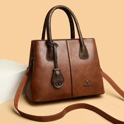 2024 Luxury Women Designer Patchwork Shoulder Crossbody Sac Ladies Large Capacity Leather Handbags Shopper Brand Messenger Totes