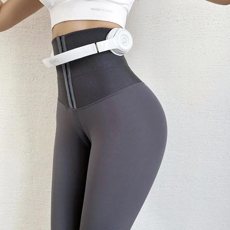 Seamless High-Waist Yoga Leggings – Push Up Compression Fit - alternate view