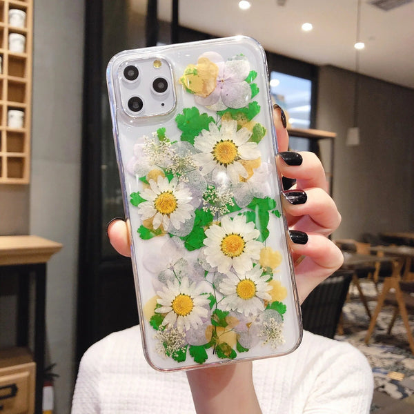 Preserved Flower Epoxy Resin Phone Case - alternate view