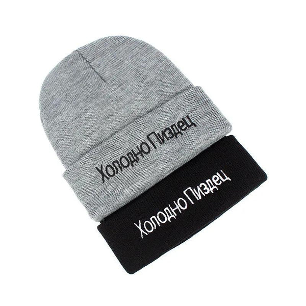 Men And Women Embroidered Knitted Hats - alternate view