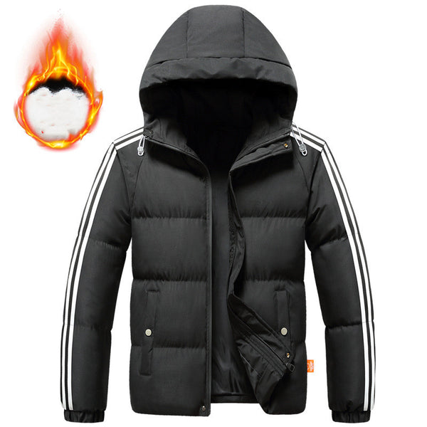 Men's Casual Warm Cotton Padded Jacket