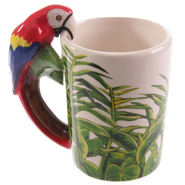 Parrot Coffee Mug - Unique Design Coffee Cup - alternate view