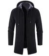 Medium Long Plush Thickened Coat for Men