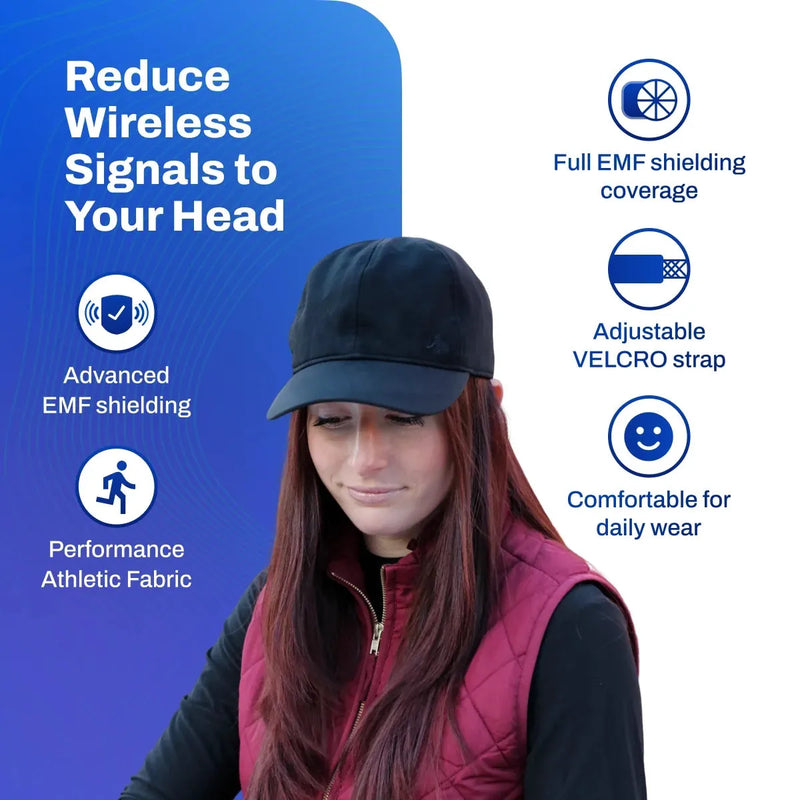 EMF Radiation Protection Baseball Cap - alternate view