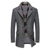 Thick Lapel Coat for Middle Aged Men