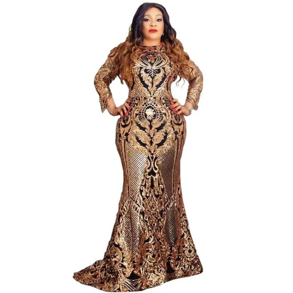Sequin Party Dress Evening Gown - alternate view