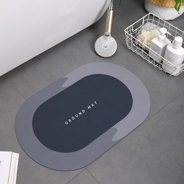 Super Absorbent Shower Bath Mat — Non-Slip Bathroom Rug