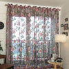 Purple & Beige Peony Burnt-Out Curtain — Bedroom & Bay Window